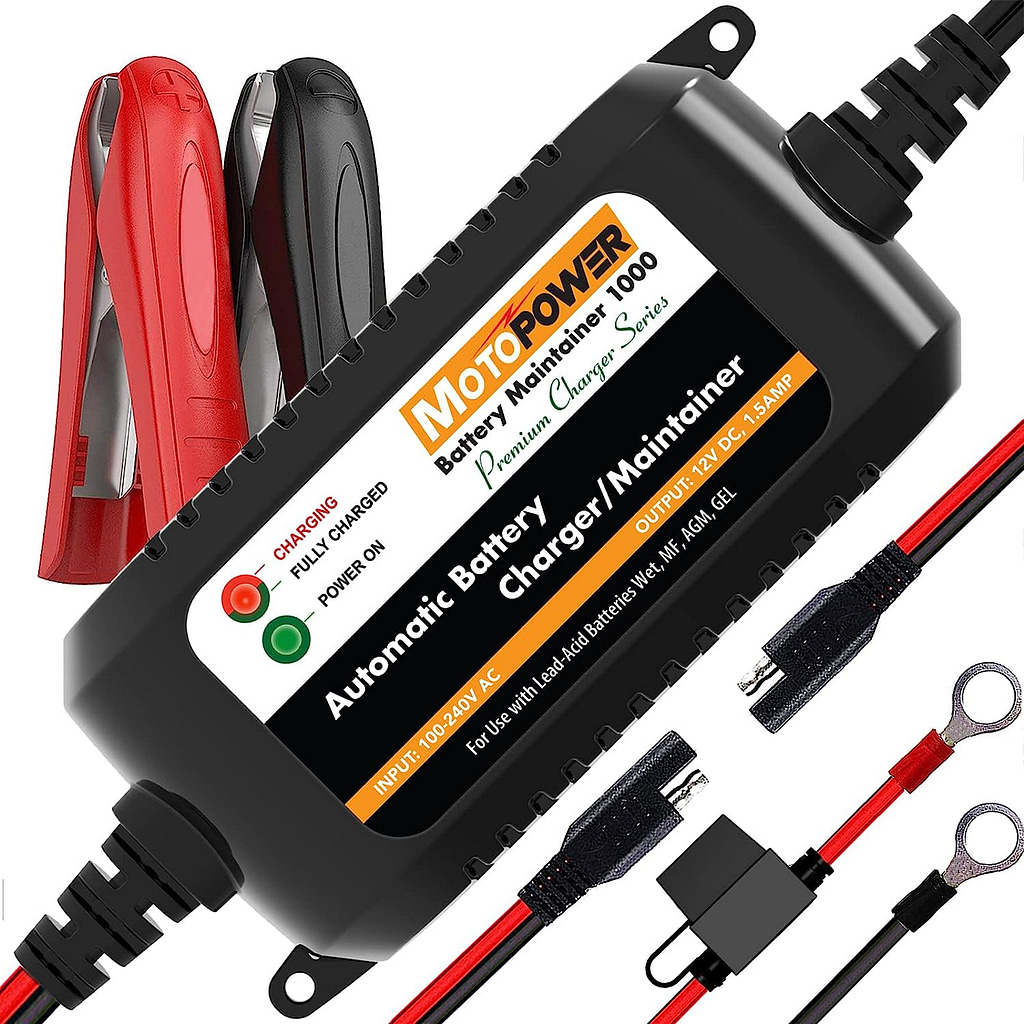 Motopower Mp00206a 12v 1.5amp Automatic Battery Charger