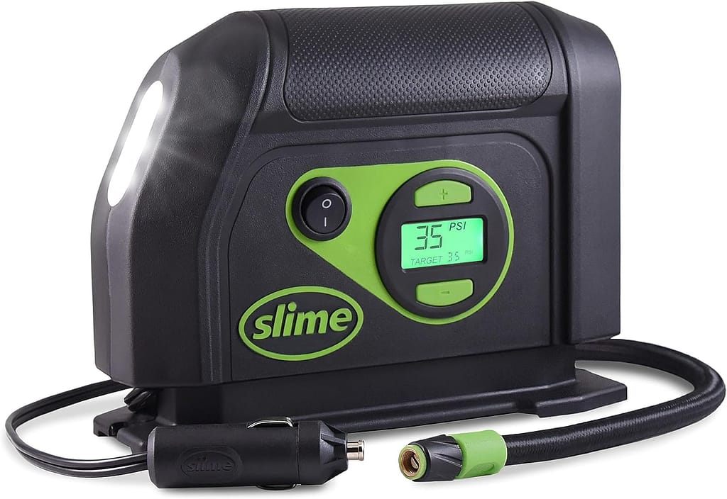 Slime 40051 Tire Inflator Portable Air Compressor For Car Tires